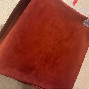 Rusty suede dress, medium size, worn once.